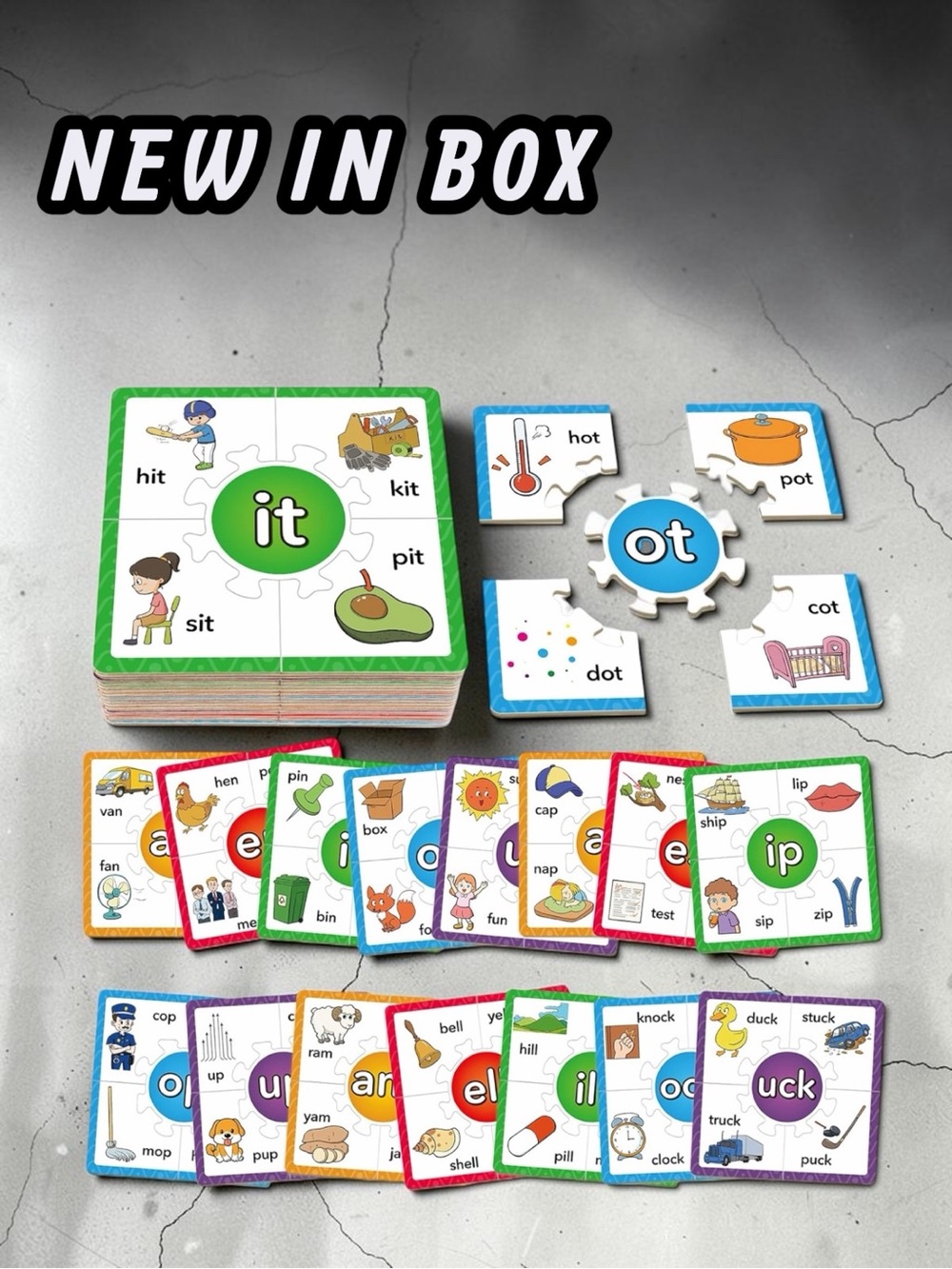 🔤 📚 Torlam Phonics Puzzles & Learn-to-Read Flash Cards (Level 4 Only)